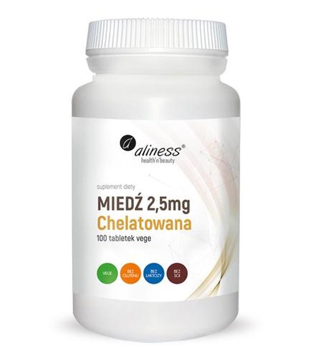 ALINESS Miedź chelatowana 2,5 mg - 100 tabl.