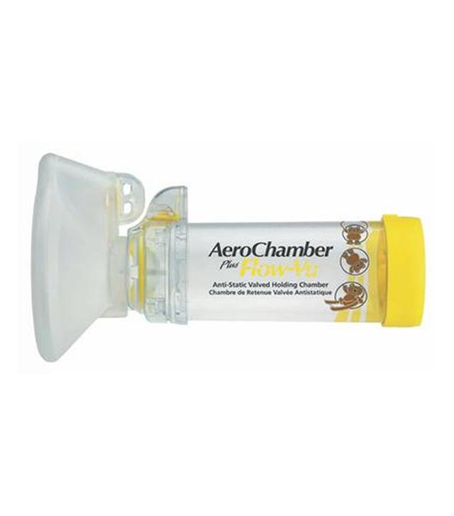 Aerochamber Plus FLOW VU Komora inhalacyjna z maską dla dzieci 1-5 lat, 1 szt., cena, opinie, składniki