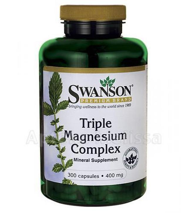 SWANSON Triple Magnesium Complex - 300 kaps.