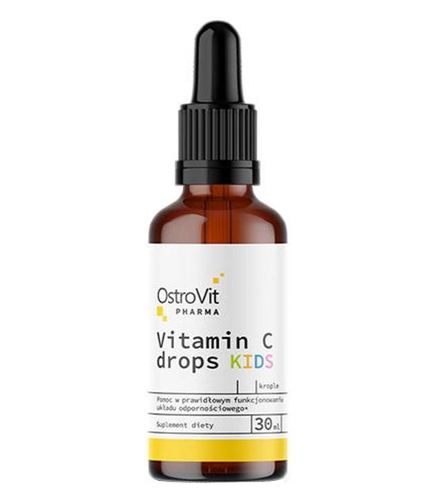 OstroVit Pharma Vitamin C Drops Kids Krople, 30 ml