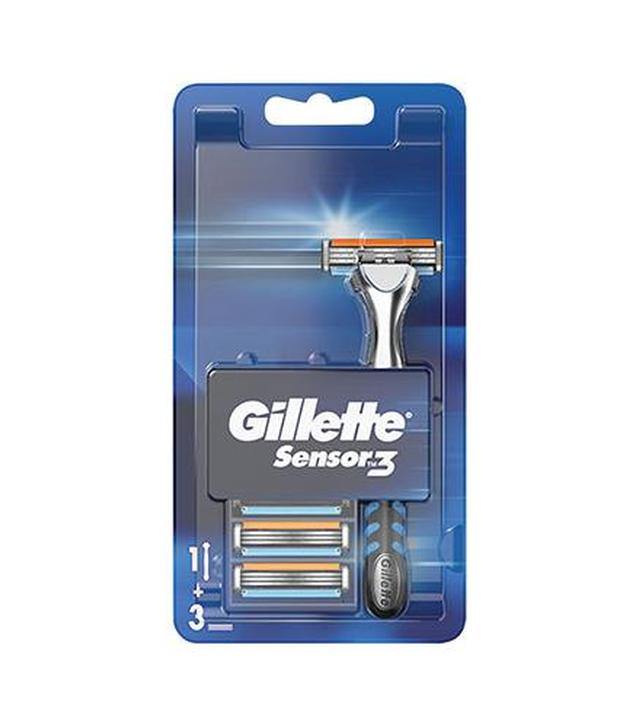 Gillette Sensor3 Maszynka do golenia, Rączka maszynki, 3 ostrza, 1 sztuka