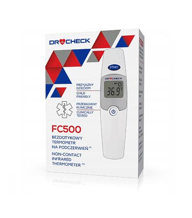 Termometr bezdotykowy na podczerwień Dr CHECK FC500 - 1 szt. - cena, opinie, instrukcja obsługi