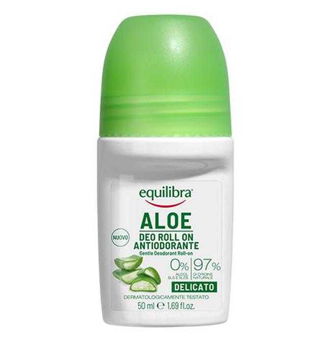 Equilibra Aloesowy Dezodorant w kulce, 50 ml, cena, wskazania, właściwości