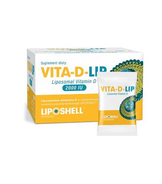 VITA-D-LIP Liposomalna witamina D 2000 IU, 30 saszetek