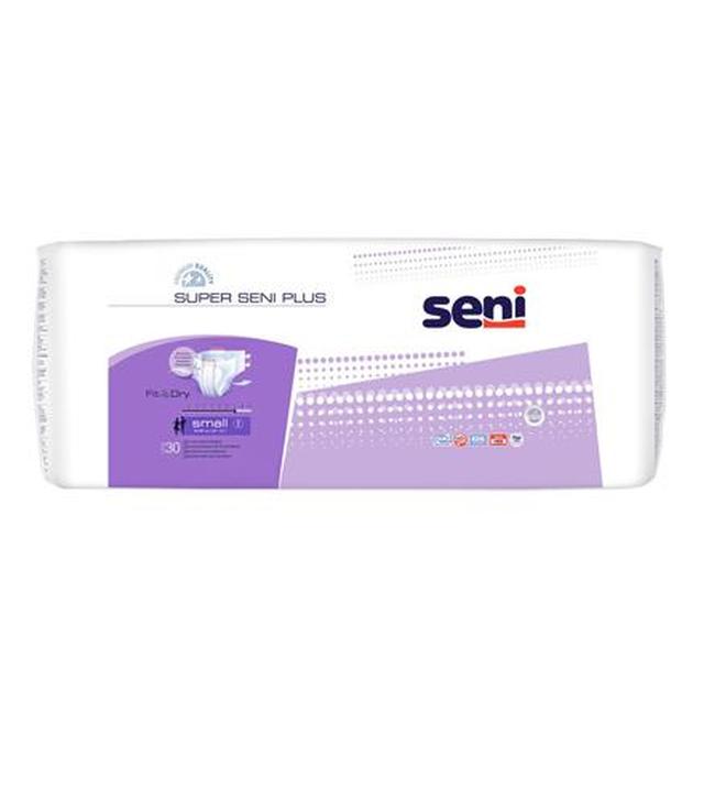 Super Seni Plus Fit & Dry Small Pieluchomajtki dla dorosłych - 30 szt. - cena, opinie, właściwości