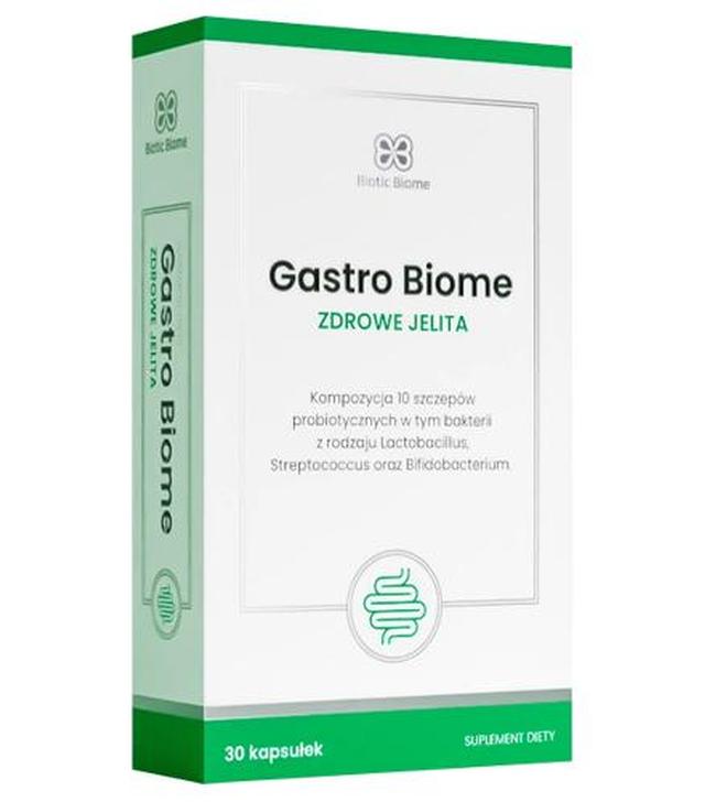 Gastro Biome Zdrowe Jelita, 30 kapsułek