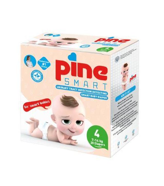 Pine Smart Baby Pieluchy MAXI 4 (7-14 kg), 20 sztuk