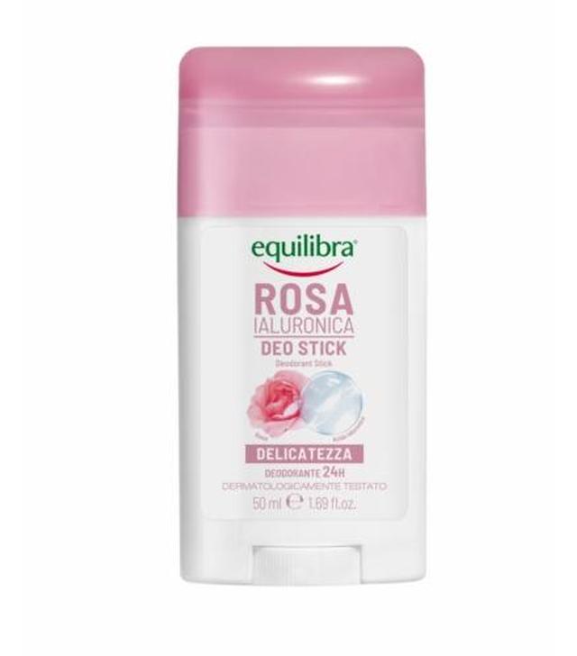 EQUILIBRA Różany dezodorant w sztyfcie z kwasem hialuronowym, 50 ml