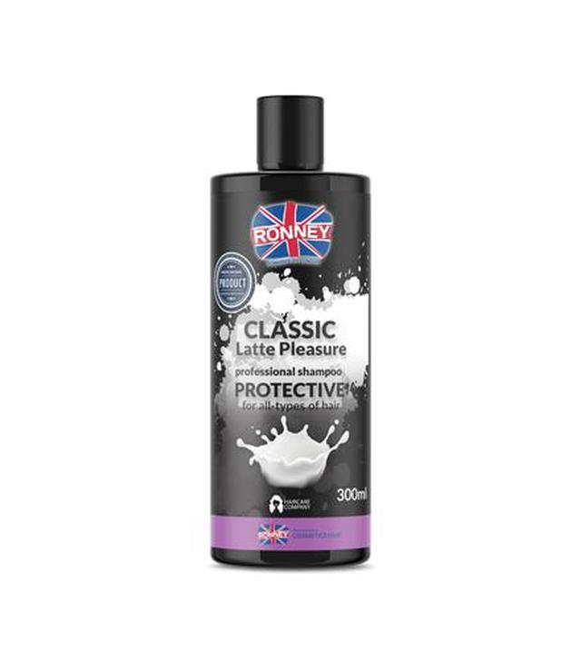 Ronney Professional Shampoo Classic Latte Pleasure Protective Szampon do włosów ochronny do każdego rodzaju włosów Latte, 300 ml