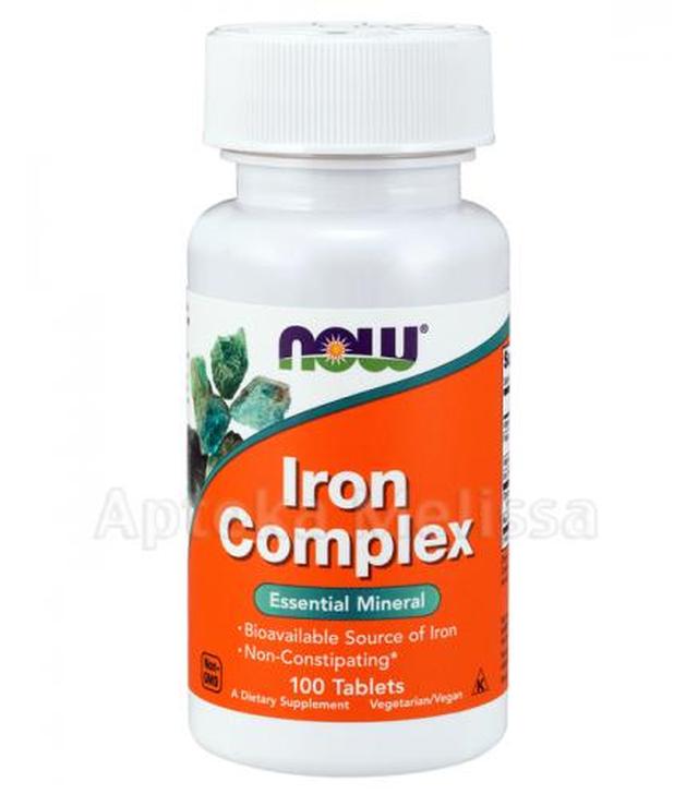 NOW FOODS Iron complex - 100 tabl.