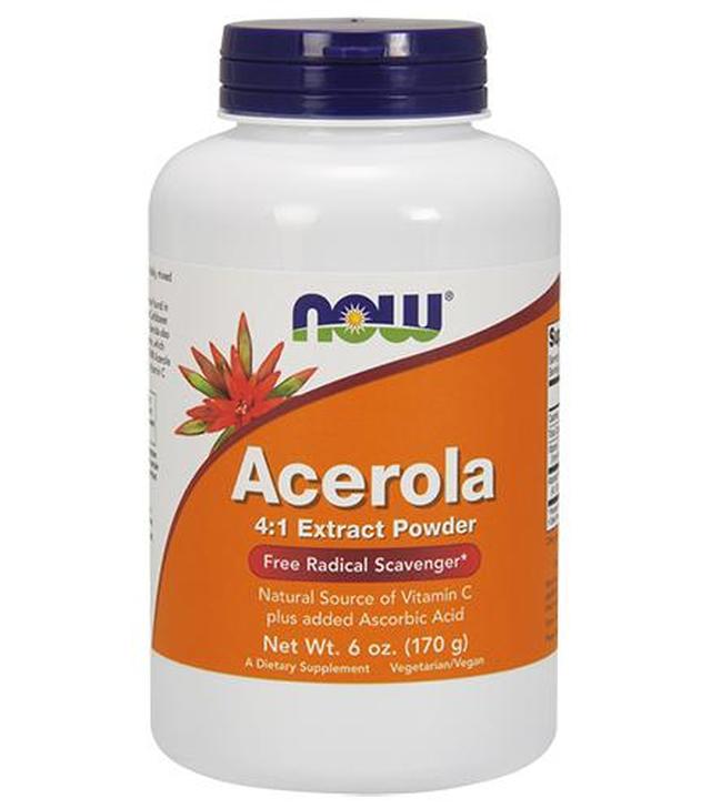 NOW FOODS Acerola 4:1 Extract Powder  - 170 g