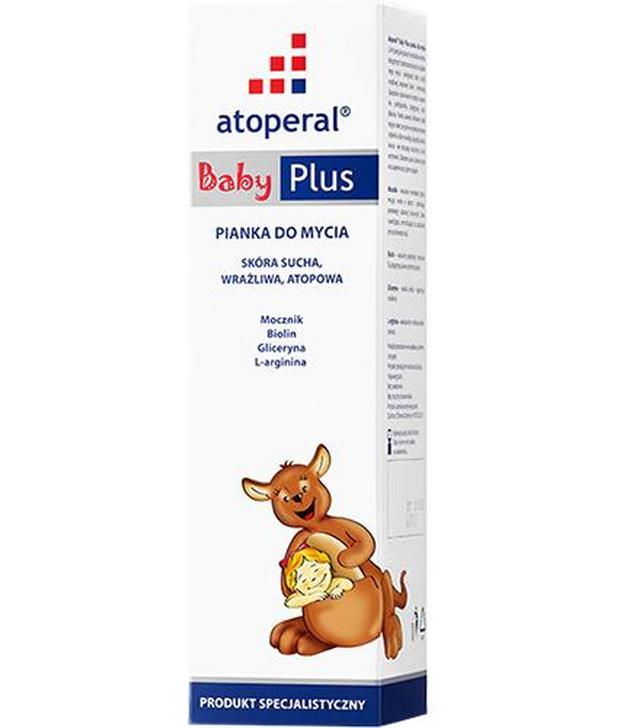 ATOPERAL BABY PLUS Pianka do mycia - 200 ml. Pielęgnacja skóry suchej, wrażliwej, atopowej dzieci i niemowląt.