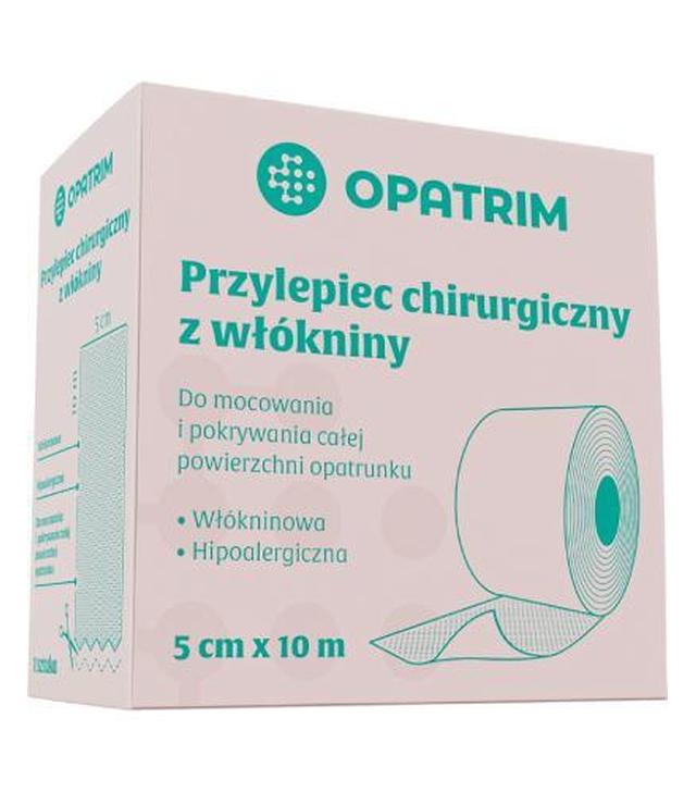 Opatrim przylepiec chirurgiczny z włókniny 5 cm x 10 m, 1 sztuka