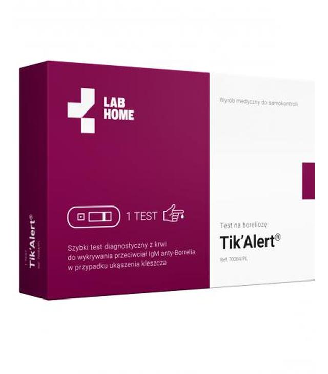 TIK' ALERT Test do wczesnego wykrywania infekcji Borrelia, 1 sztuka