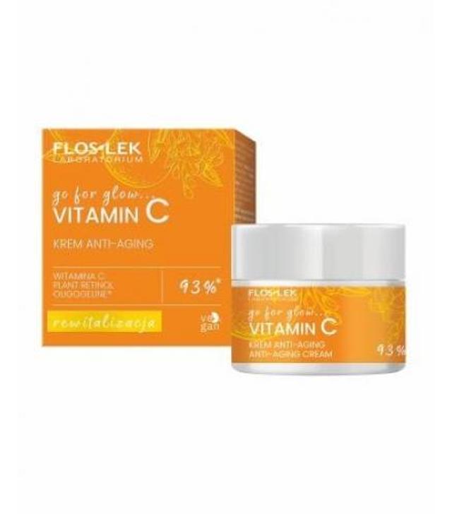 Floslek Laboratorium Go For Glow… Vitamin C Krem anti aging na dzień/noc, 50 ml