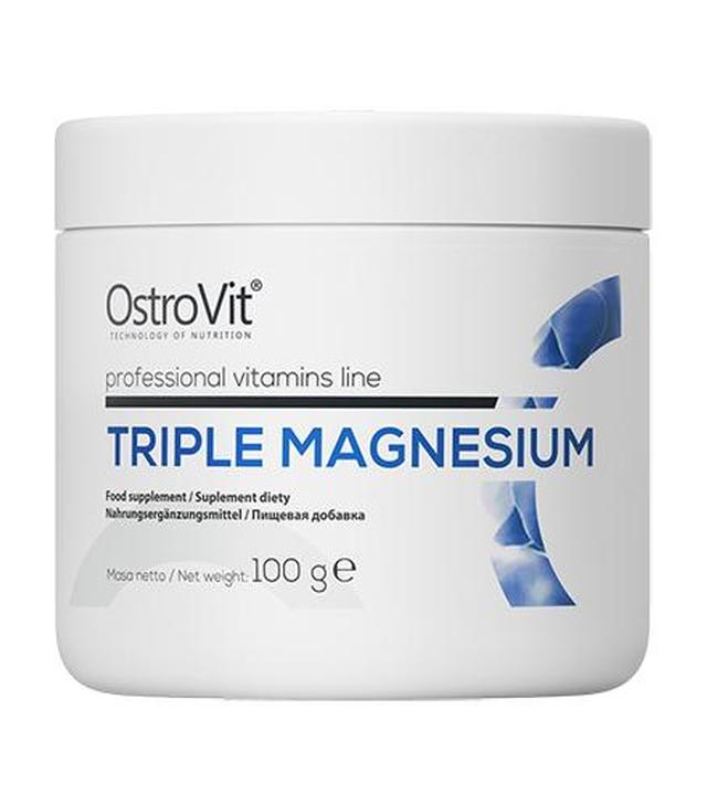 OstroVit Triple Magnesium - 100 g - cena, opinie, składniki