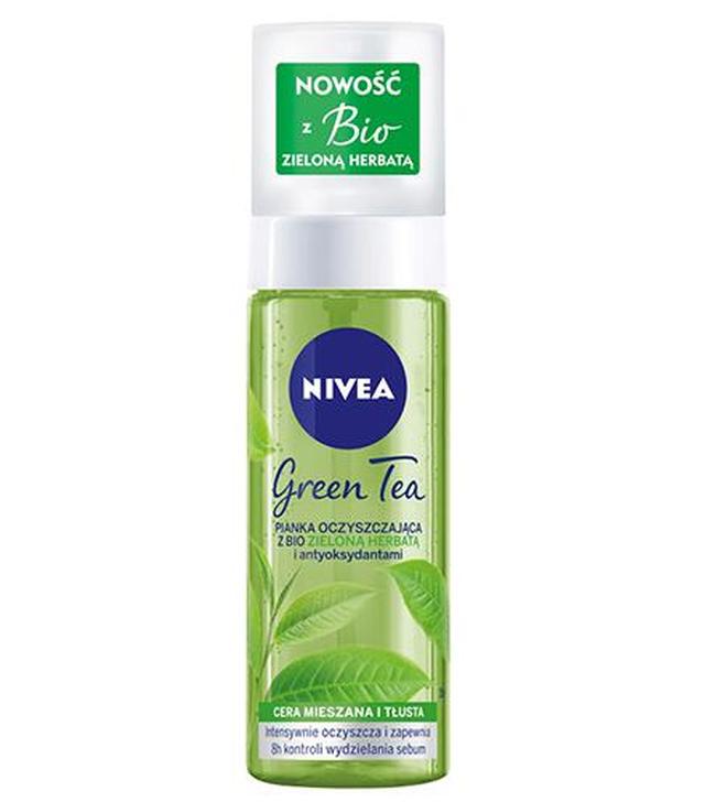Nivea Green Tea Pianka oczyszczająca z Bio zieloną herbatą i antyoksydantami, 150 ml