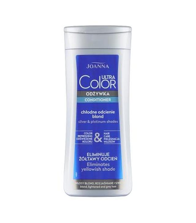 Joanna Ultra Color Odżywka chłodne odcienie blond - 200 ml Do włosów blond, rozjaśnianych i siwych - cena, opinie, stosowanie