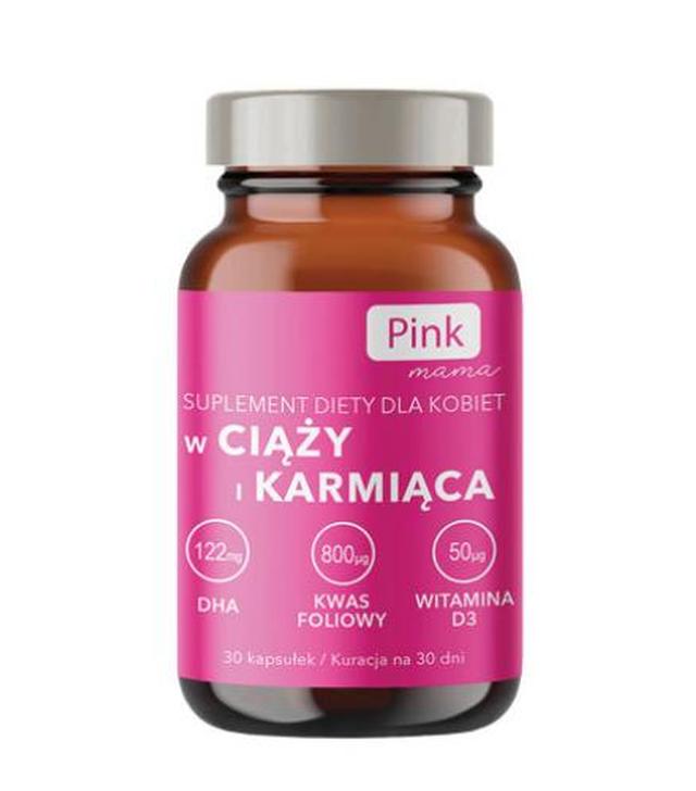 Pink Mama w ciąży i karmiąca, kapsułki, 30 sztuk