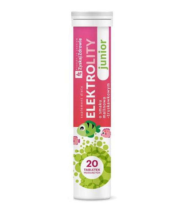 Zyskaj Zdrowie, Elektrolity Junior, tabletki musujące, 28 sztuk