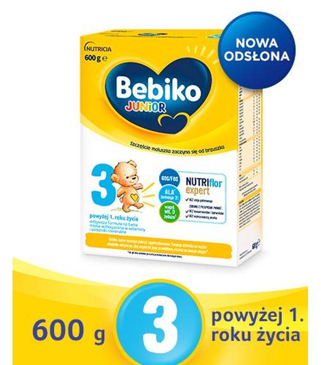 Bebiko Junior 3 Nutriflor Expert powyżej 1. roku życia, 600 g