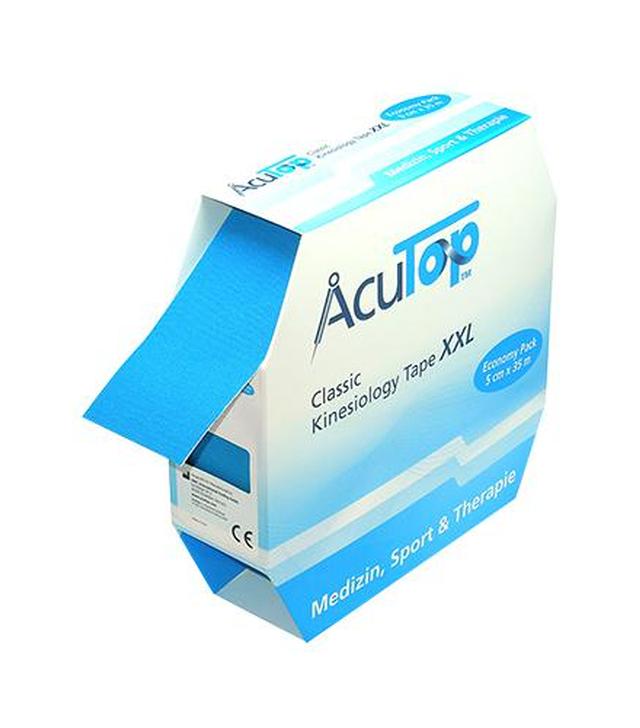 AcuTop Tape Classic 5 cm x 35 m niebieski, 1 szt., cena, wskazania, opinie