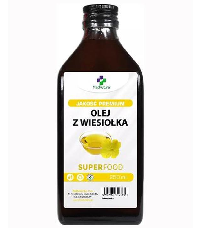 MedFuture Olej z wiesiołka Superfood, 250 ml, cena, opinie, właściwości  - ważny do 2025-09-30