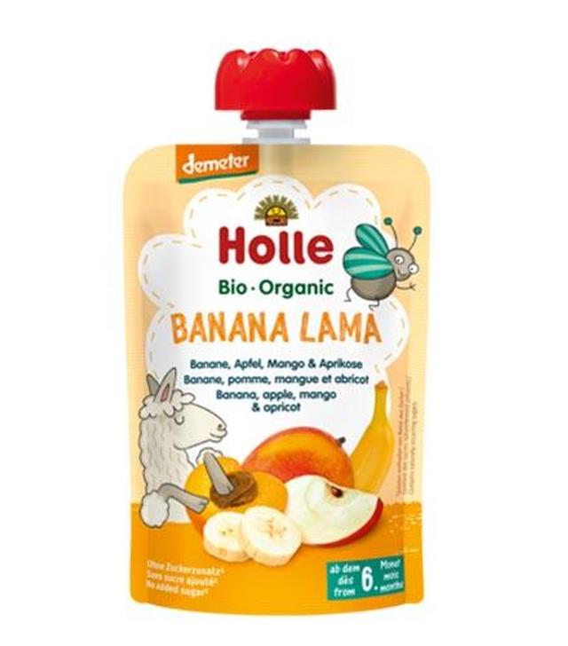 HOLLE Mus z banana, jabłka, mango i moreli - 100 g