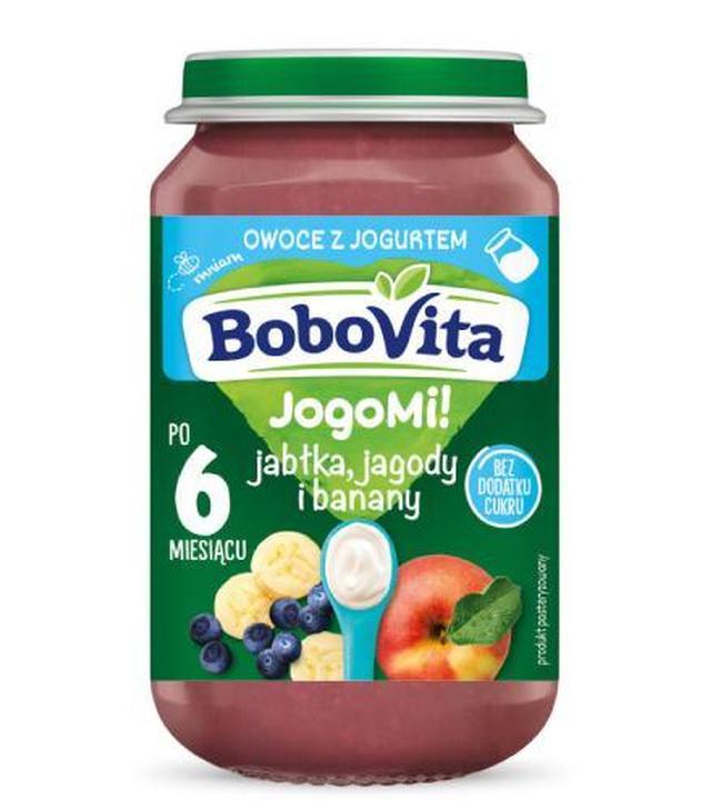 BoboVita jogurt jabłka jagody banany 190 ml