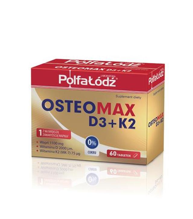 POLFA ŁÓDŹ OsteoMax D3 + K2 - 60 tabl.