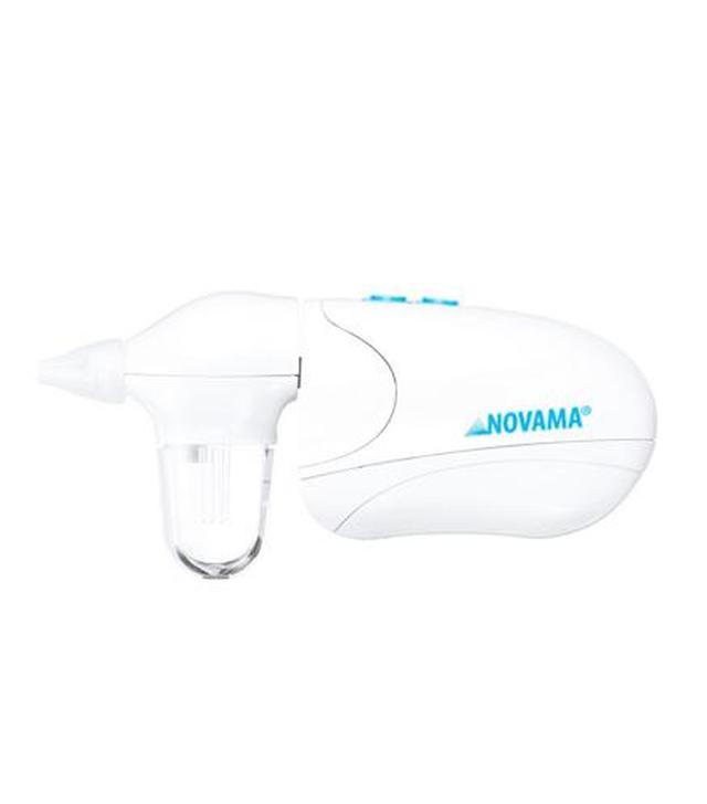 NOVAMA WHITE K Elektroniczny aspirator do nosa dla dzieci - 1 szt. - łatwe usuwanie kataru - cena, opinie, stosowanie