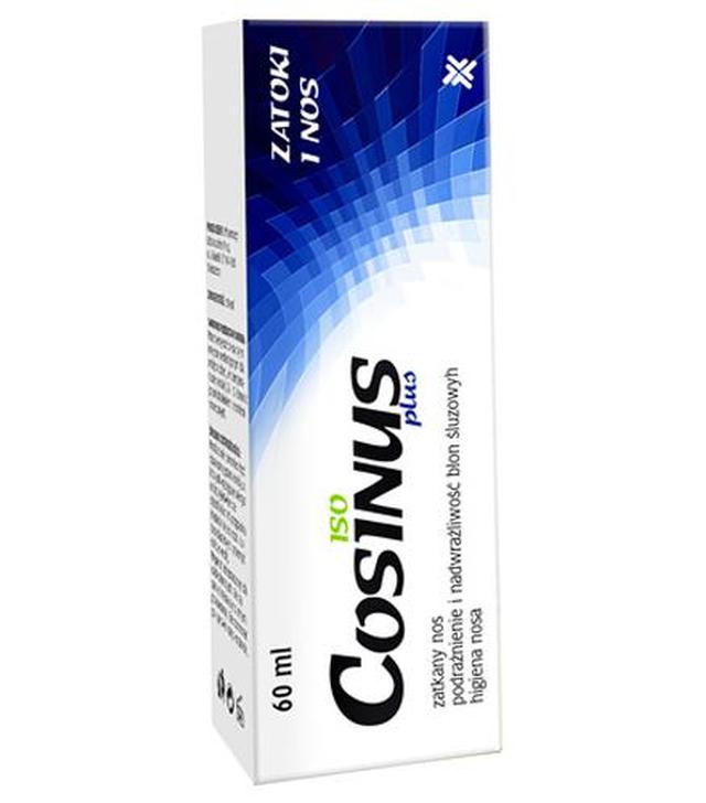 Cosinus ISO Plus Zatoki i nos, 60 ml, cena, opinie, stosowanie