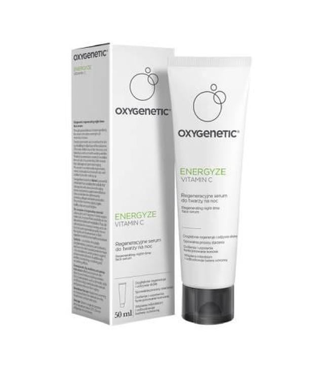 Oxygenetic Energyze vitamin C, regeneracyjne serum do twarzy na noc, 50 ml