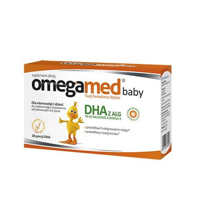 OMEGAMED baby DHA z alg dla niemowląt i dzieci, 30 kapsułek