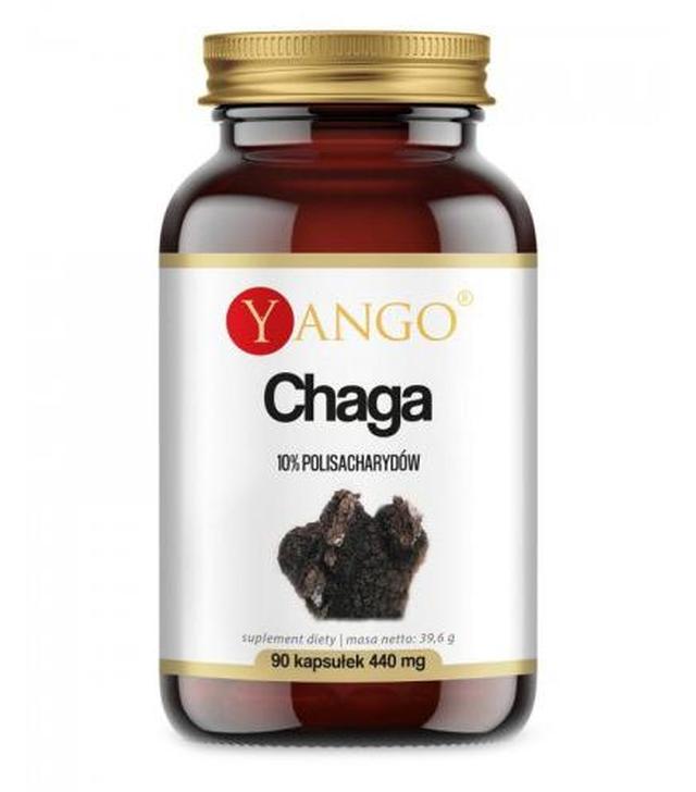 Yango Chaga 440 mg, 90 kaps., cena, opinie, właściwości