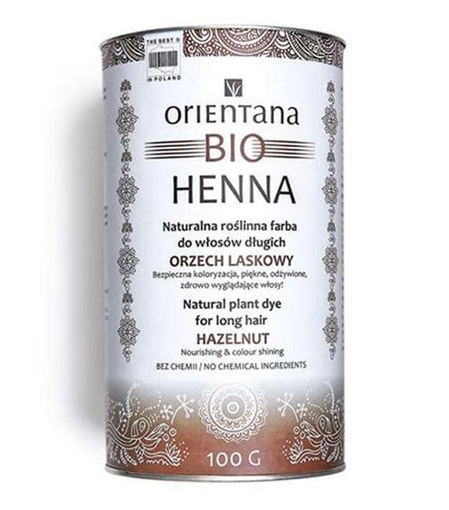 Orientana Bio Henna Orzech laskowy - 100 g - cena, opinie, właściwości