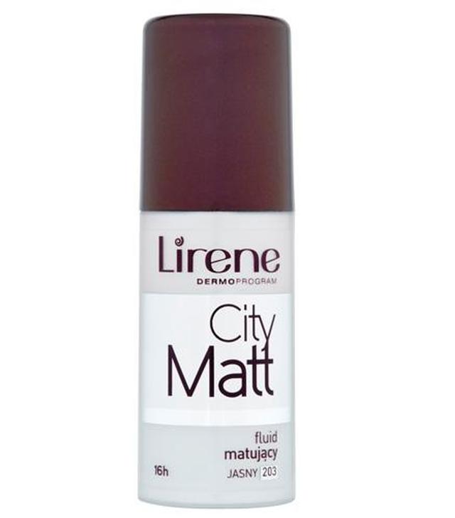LIRENE CITY MATT Fluid matujący 203 jasny - 30 ml - cena, opinie, właściwości