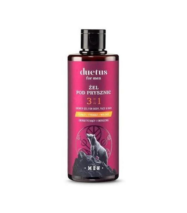 Duetus for Men energetyzujący żel pod prysznic 3w1, 300 ml