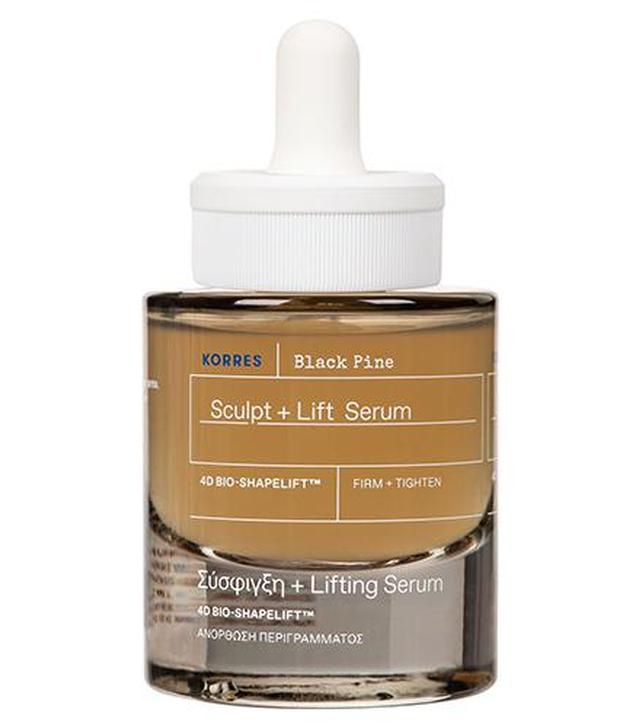 Korres 4D Bio-shapelift Black Pine Ujędrniające serum do twarzy, 30 ml, cena, opinie, wskazania
