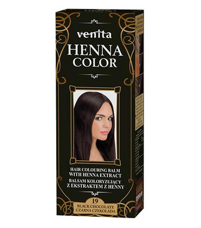 VENITA Henna Color Balsam Koloryzujący nr 19 Czarna Czekolada, 75 ml