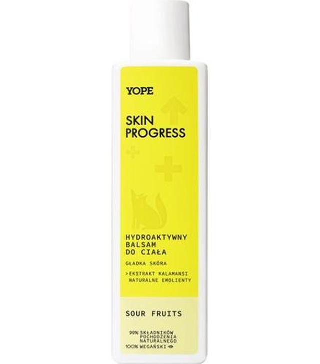 Yope Skin Progress Hydroaktywny Balsam do ciała gładka skóra Sour Fruits, 200 ml
