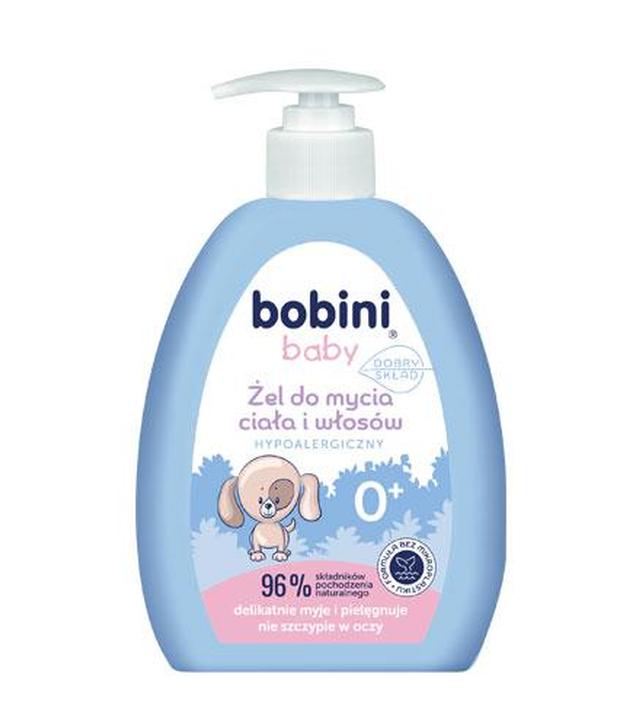 Bobini Baby Żel do mycia ciała i włosów, 300 ml