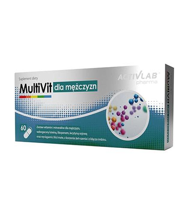 Activlab Pharm MultiVit Zestaw witamin i minerałów dla mężczyzn - 60 kaps. - cena, opinie, wskazania