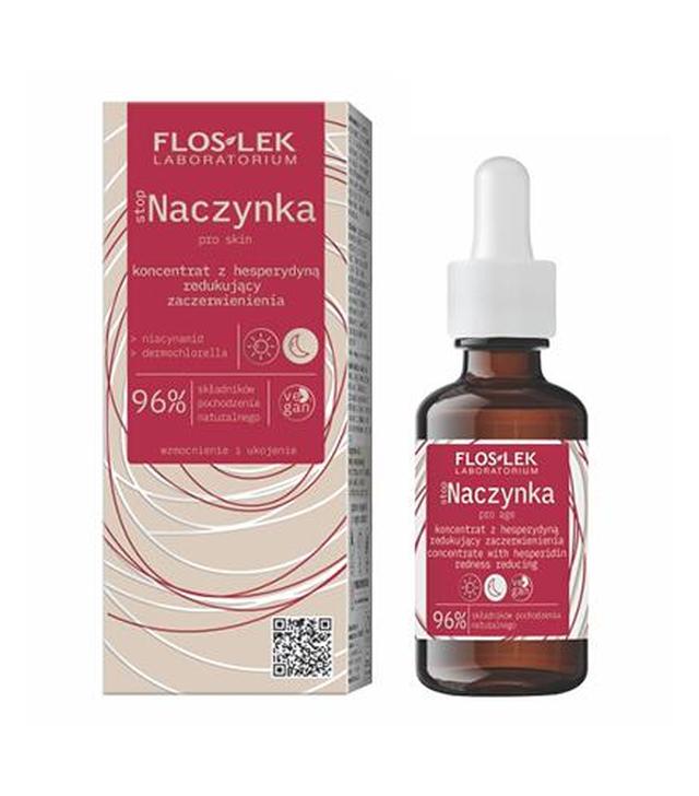 Floslek Stop Naczynka, Koncentrat z hesperydyną redukujący zaczerwienienia, 30 ml