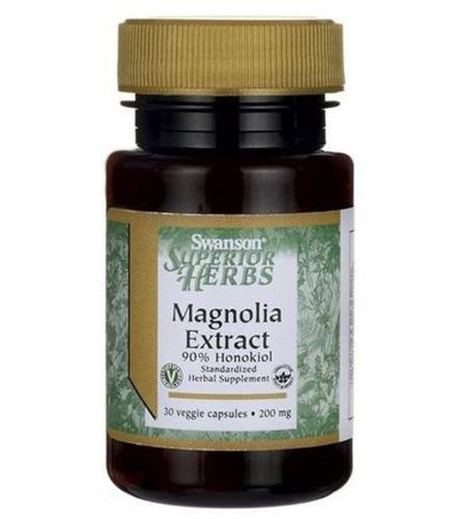 Swanson Magnolia lekarska ekstrakt - 30 kaps. - cena, opinie, właściwości
