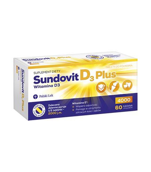Sundovit D3 Plus, 60 kapsułek