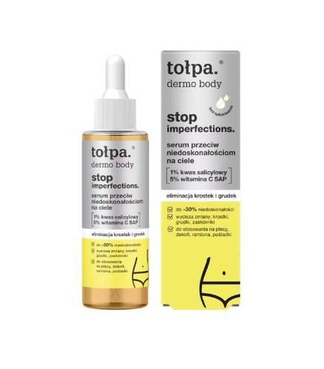 Tołpa Dermo Body Stop Imperfections, Żelowe serum na niedoskonałości z kwasem salicylowym, 100 ml