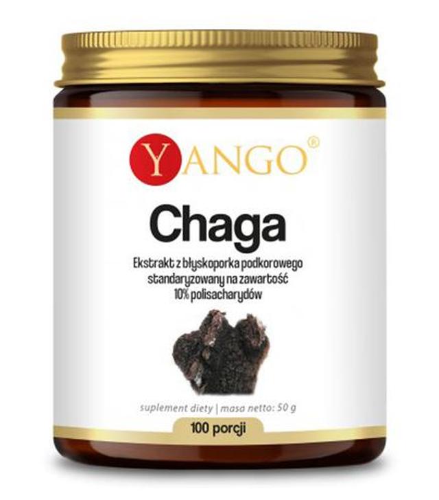 Yango Chaga, 50 g cena, opinie, skład - ważny do 2025-02-28