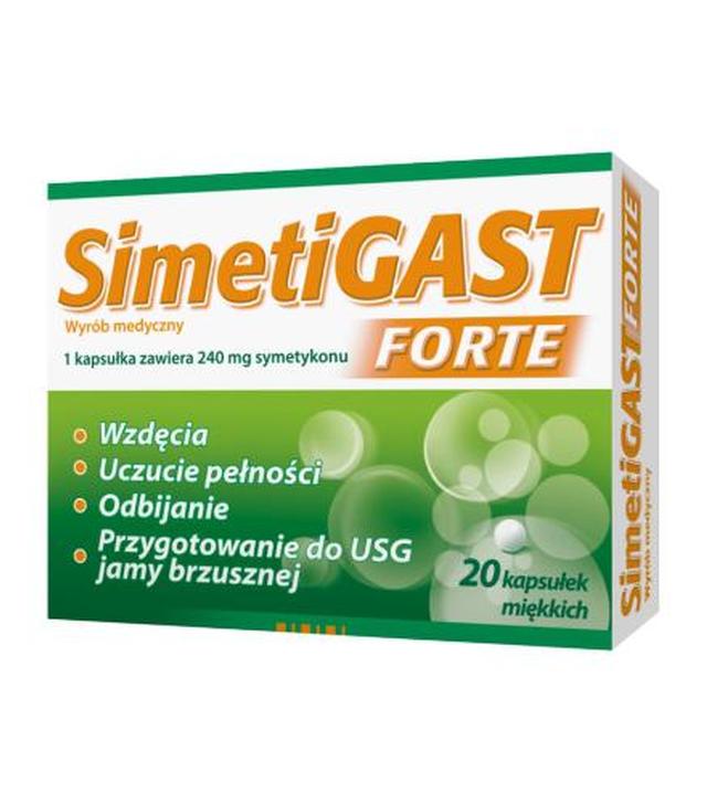 SimetiGAST FORTE 240 mg - 20 kaps.