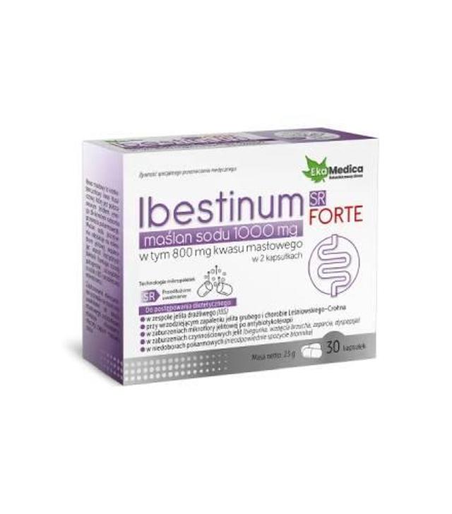 Ekamedica, Maślan sodu 1000 mg Ibestinum Forte SR, kapsułki, 60 sztuk